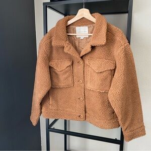 NWOT American Eagle Sherpa Teddy Jacket